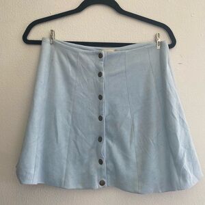 Light Blue mini skirt
